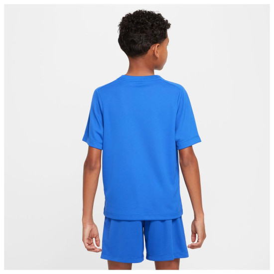 Nike Παιδική κοντομάνικη μπλούζα Dri-FIT Multi Nike Παιδική κοντομάνικη μπλούζα Dri-FIT Multi